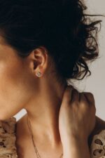 Silberne Ohrringe LINDENBLÄTTER – Bild 4