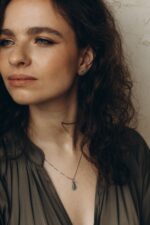 Silberne Halskette Eichenblatt – Bild 4