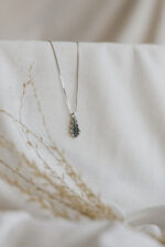 Silberne Halskette Eichenblatt – Bild 7