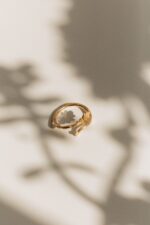 Vergoldeter ring EICHE – Bild 5