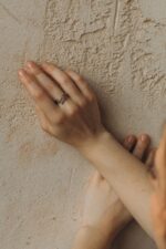 Silberner ring Holzast – Bild 2